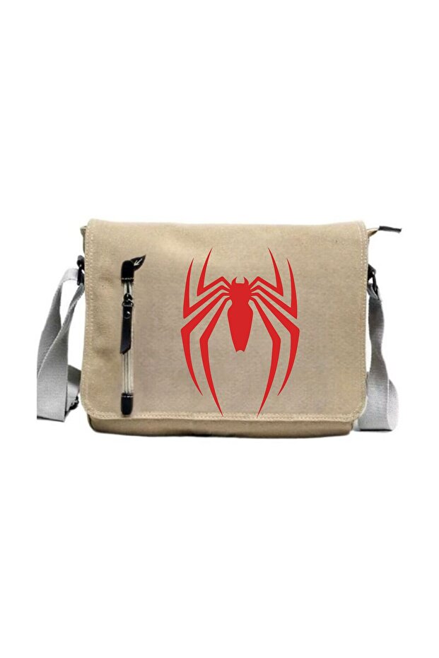 Printed Messenger Bag - 1