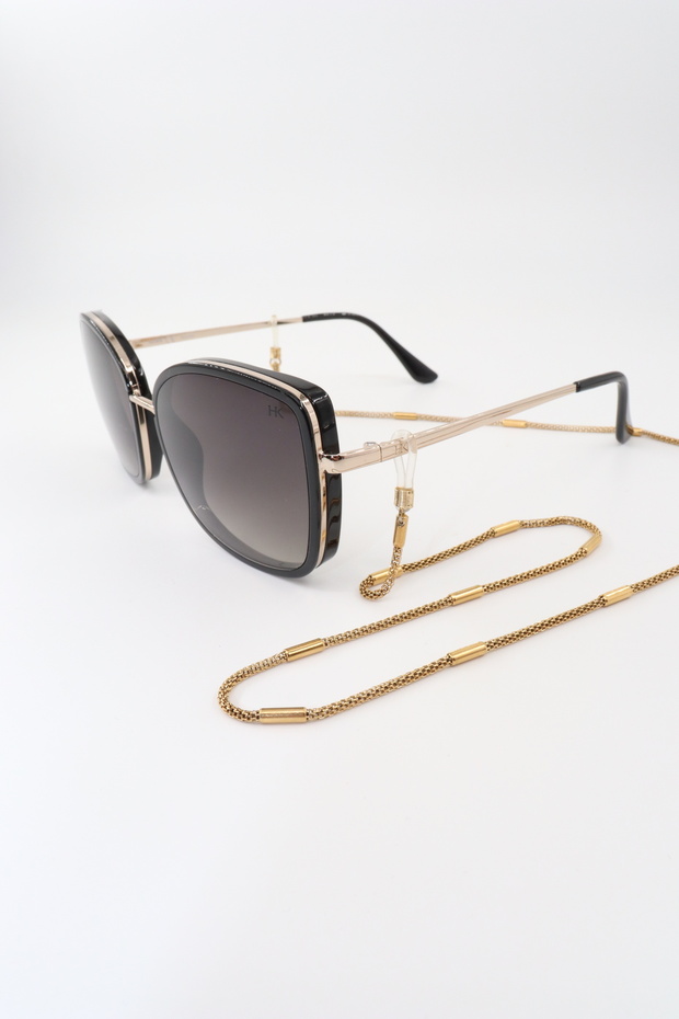 Çelik Gold. Gözlük Zinciri. Özel Tasarım Steel. Gözlük Ipi. Gözlük Askısı. Unisex. - 4