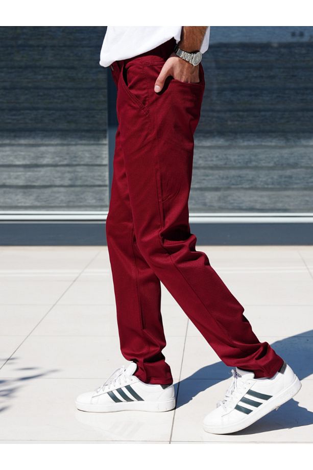 Regular Fit Kesim Likralı Kumaş Erkek Pantolon - 5