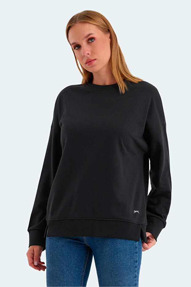 VIRTUE Kadın Siyah Sweatshirt - 1