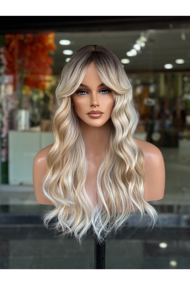 Vip Dalgalı Özel Ombreli Peruk - 1