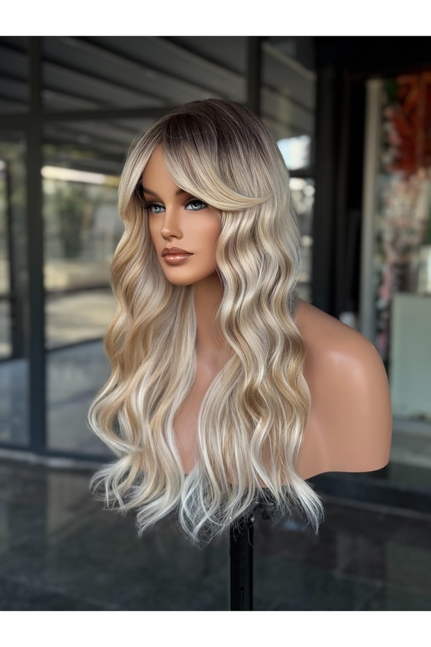 Vip Dalgalı Özel Ombreli Peruk - 2