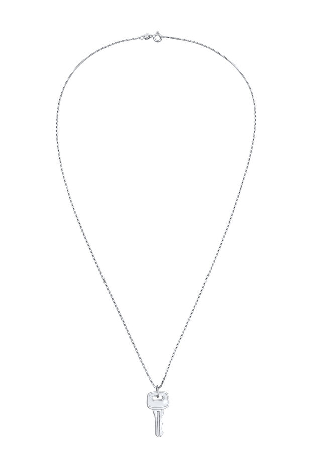 Pánský benátský řetízek s přívěskem na klíče, trendy, ze stříbra 925 - 3