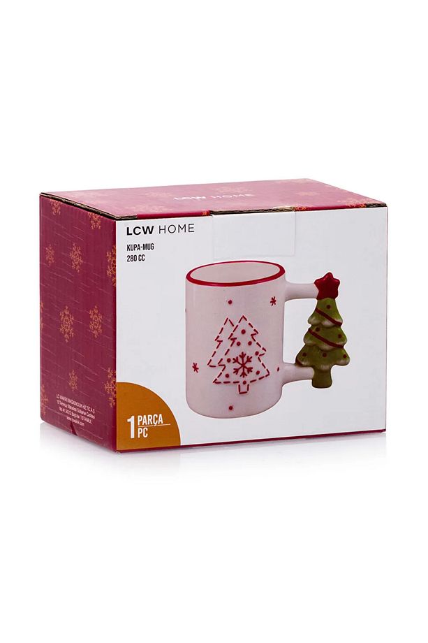 LCW HOME Karışık Yılbaşı Temalı Seramik Kupa 280 Ml İMREX GLOBAL - 4