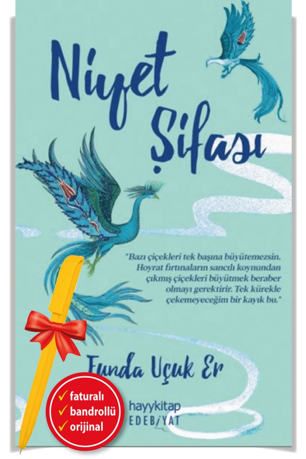 Alfa Kalem+Niyet Şifası(Funda Uçuk Er)-YENİ Literature/Novel/Hayy Book
