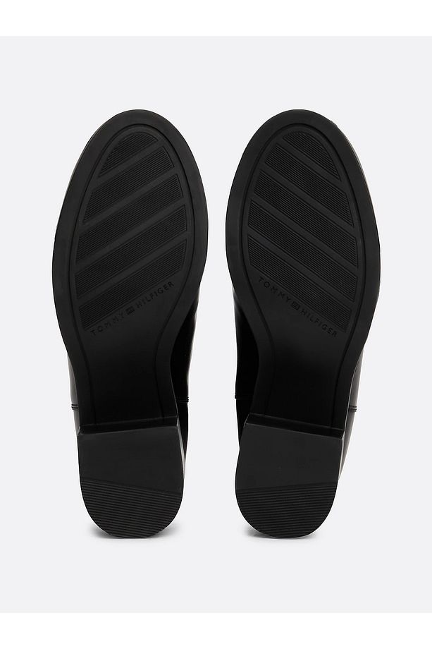 Kadın Süet Detaylı Marka Logolu Yüksek Taban Deri Siyah Bot & Bootie FW0FW08112-BDS - 3