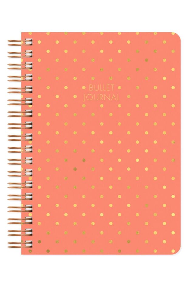 دفتر ملاحظات منقط من نوع Bullet Journal Pro Shine Mercan مقاس 17x24