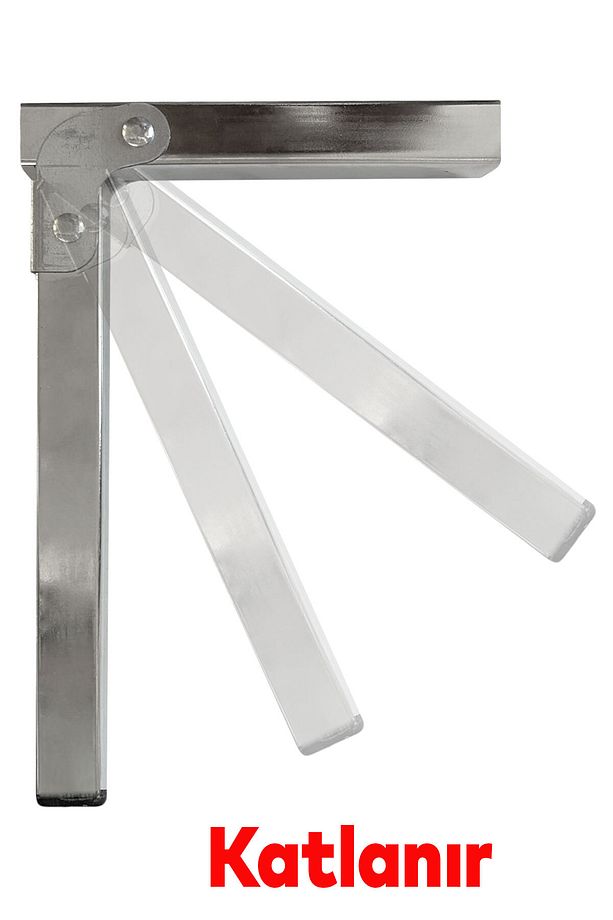 4 ADET Sofra Ayağı 22 cm Metal Katlanır Siyah Taban Yer Sofrası Sini Altı Mobilya Ayak Sehpa Masa - 4