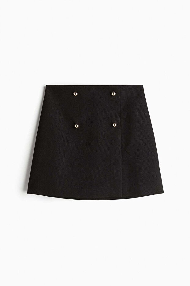 Button-front mini skirt - 1