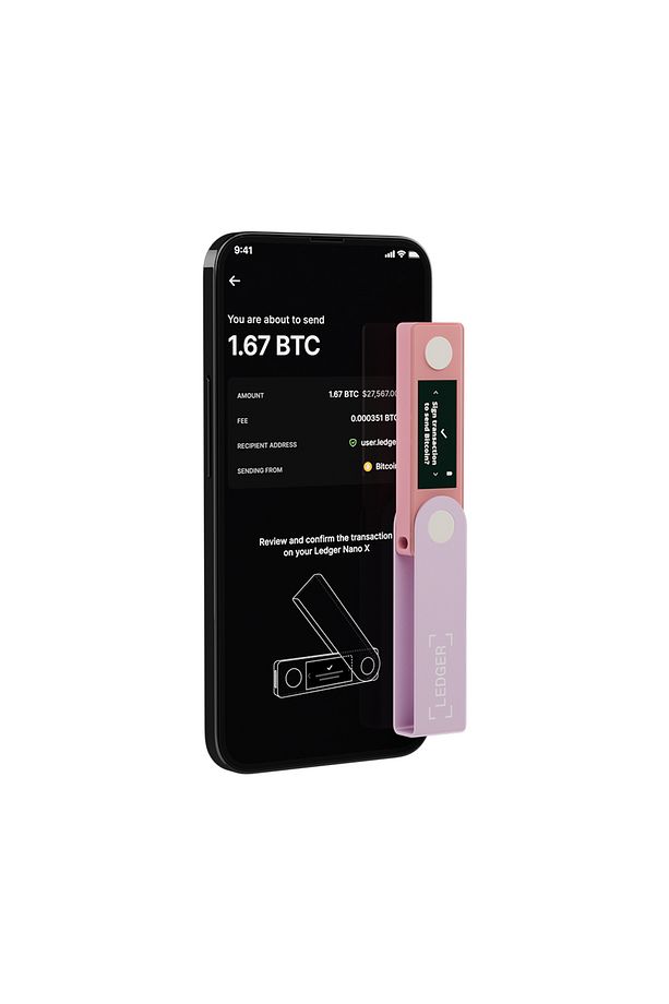 Nano X Pastel Pembe Kripto Donanım Cüzdanı - 7