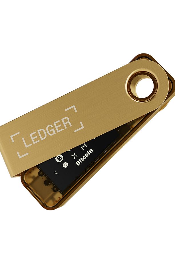 Nano S Plus Altın Kripto Donanım Cüzdanı - 5