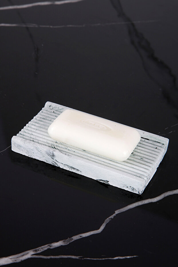 Handmade Rectangular Concrete Solid Soap Dispenser - 1