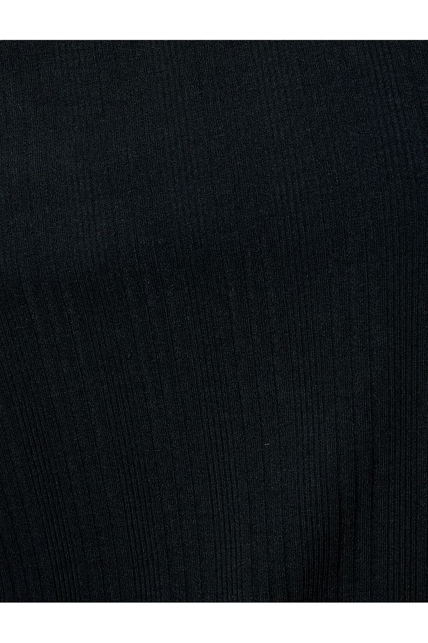Modal Pijama Üstü Uzun Kollu Bisiklet Yaka - 6