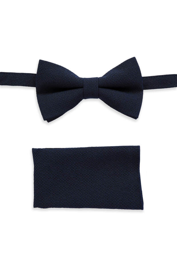 Navy Blue Bow Tie Wipes Set