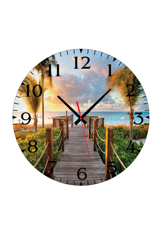 Duvar Mdf Tablo 5 Parça Set Ve saatli - 3