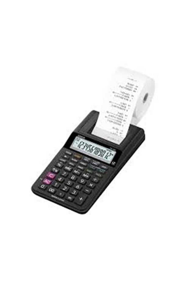 Hr-8rc-bk 12 Hane Siyah Şeritli Hesap Makinesi - 1