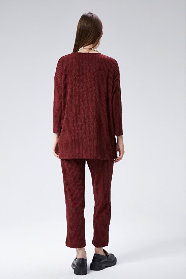 Triko Comfort Ikili Takım - Bordo - 5
