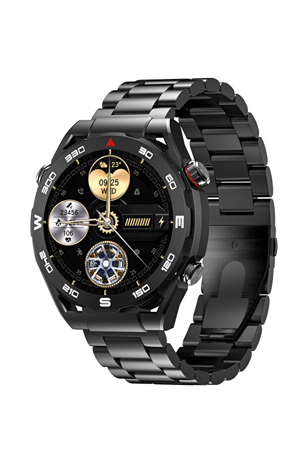 M9030 ULTRA Amoled HD 46MM Akıllı Saat Metal Kordon