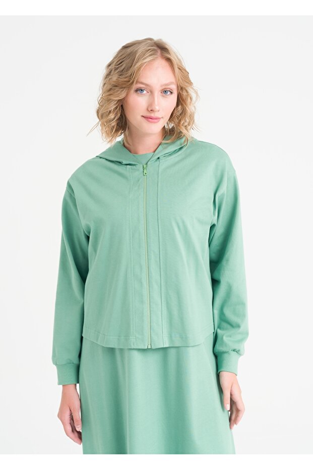 Sweatshirtlü Elbise - 6