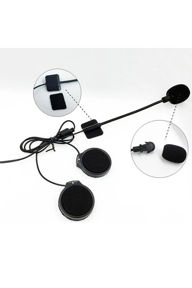 Kask Kulaklık Motorsiklet Kulaklık 5.0 Bluetooth İntercom Motorsiklet Kulaklık Intercom - 5