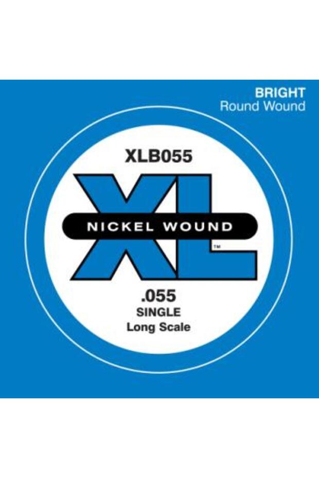 Xlb055 Bass Guitar Single String, (Re), XL Nickel Wound, 0.055 Ga Bass String Single Nickel Round Woundlon