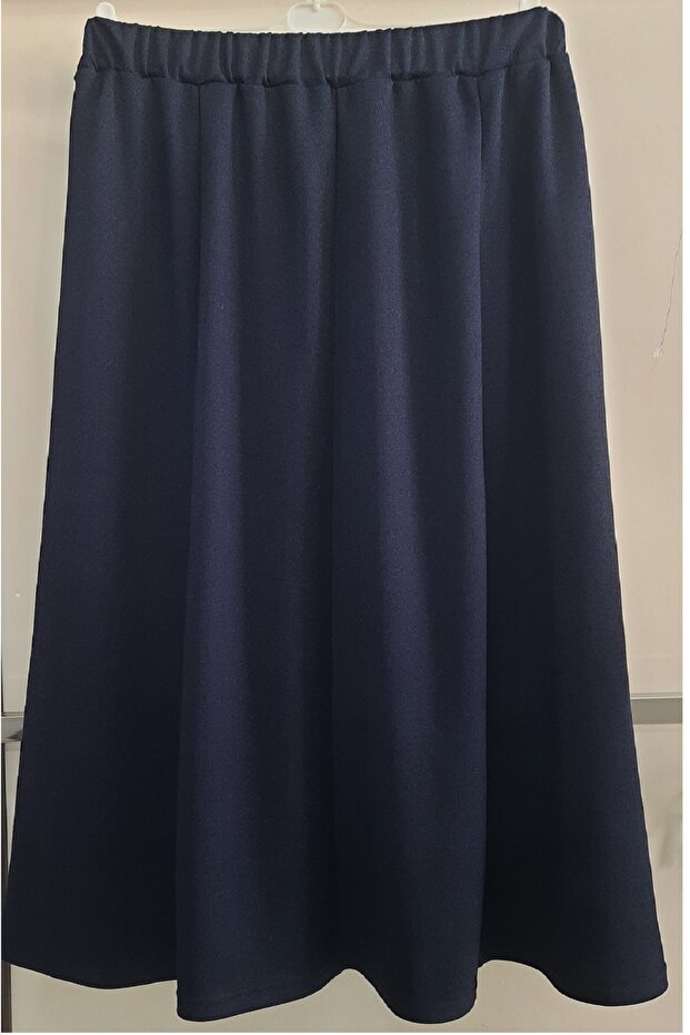 Star Large Size Piece Waist Rubbered Thick Fabric Skirt