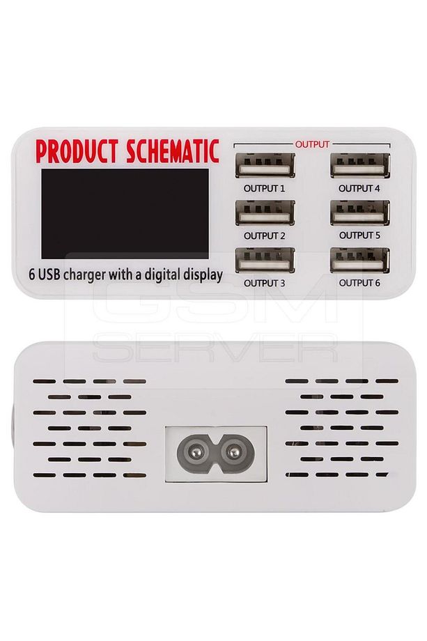 Usb Şarj 6 Port Amper Ölçer - 3