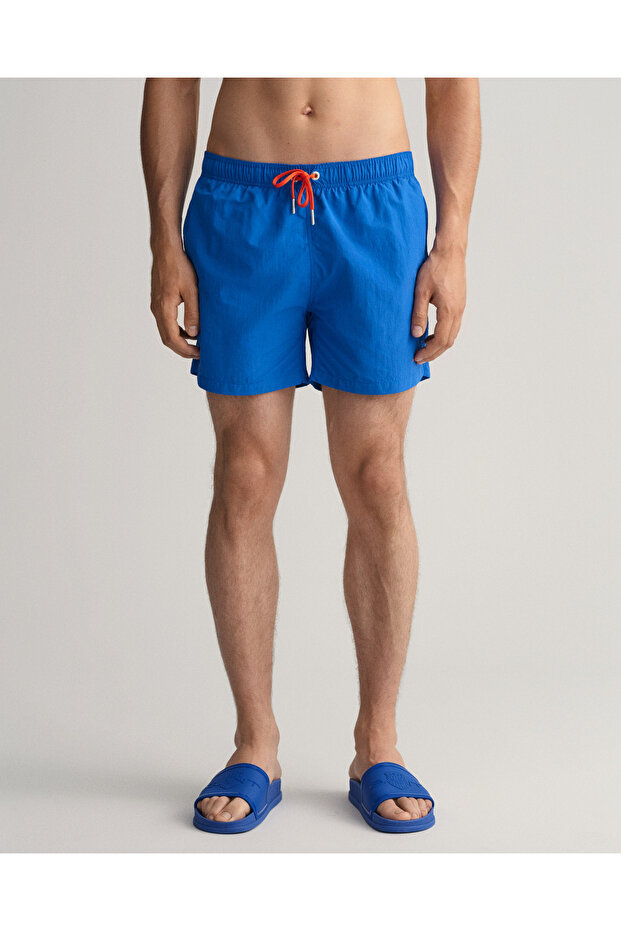 Erkek Mavi Mayo Şort - 4