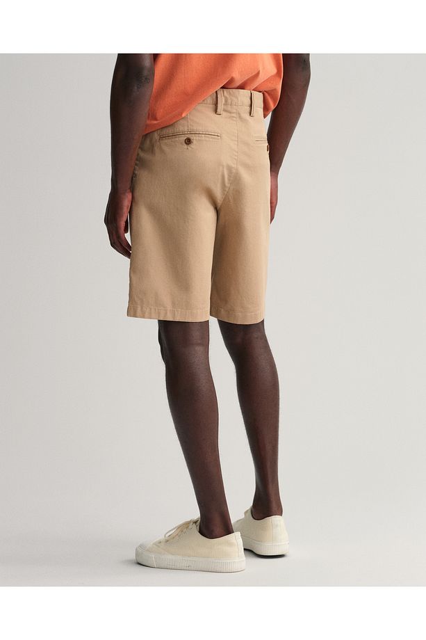 Erkek Bej Slim Fit Şort - 3