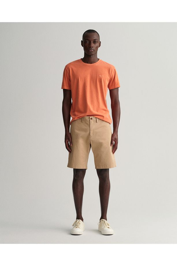 Erkek Bej Slim Fit Şort - 5
