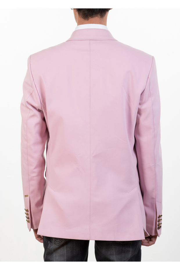 Kruvaze Pembe Ceket - 4