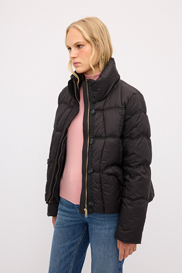 Kısa Şişme Mont - 9