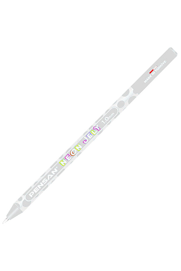 Gel Pen Pensan White Jely Neon 1.0mm 1 Pack (2801)