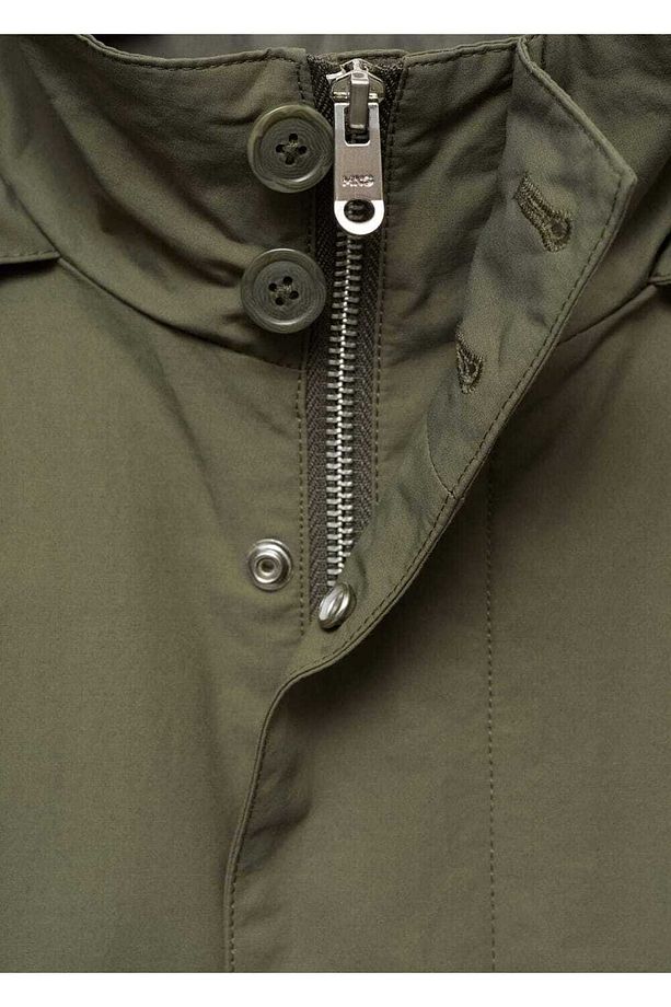 Su geçirmez kapüşonlu parka - 5