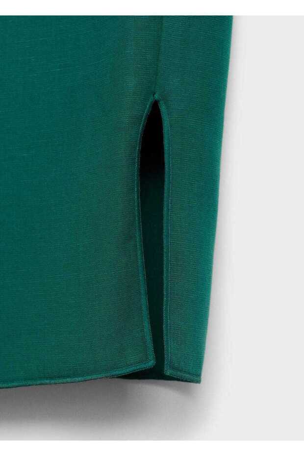 Kısa kollu lyocell gömlek - 6