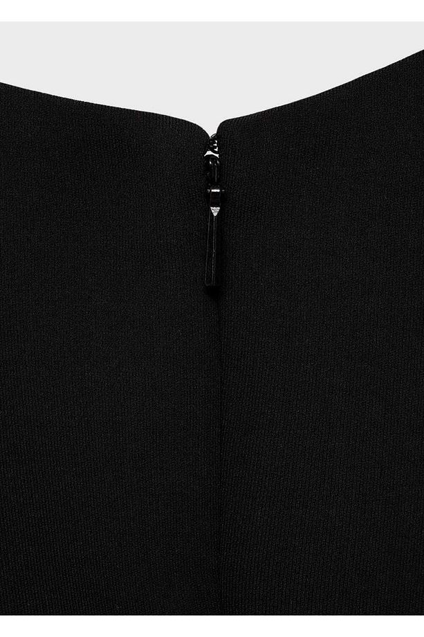 Geniş askılı crop bluz - 8