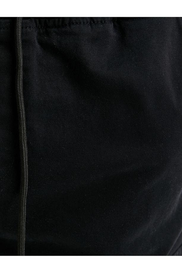 Jogger Pantolon Kargo Cepli Beli Bağcıklı - 6