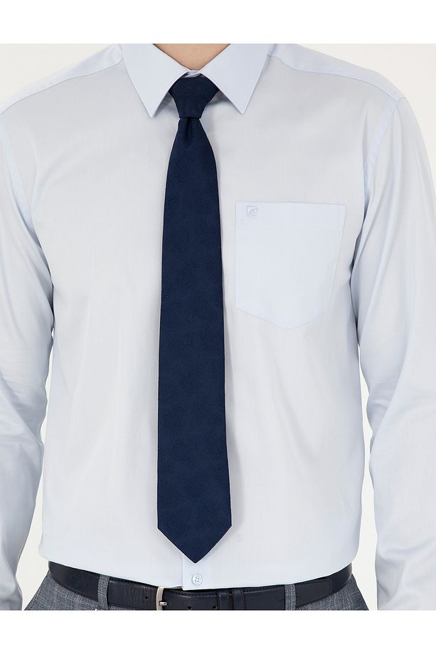 Açık Mavi Regular Fit Uzun Kollu Basic Gömlek 50286106-VR003 - 6