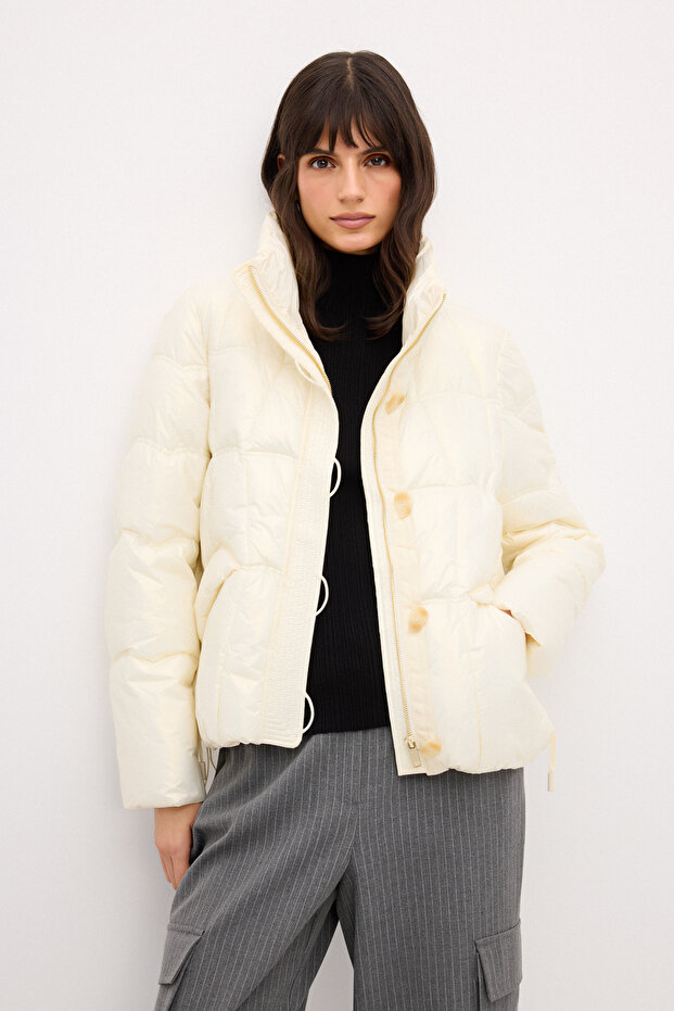 Kısa Şişme Mont - 5