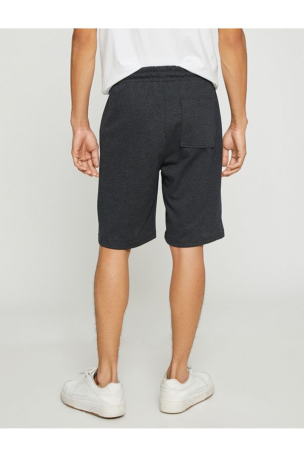 Basic Şort Beli Bağcıklı Slim Fit Cep Detaylı - 4