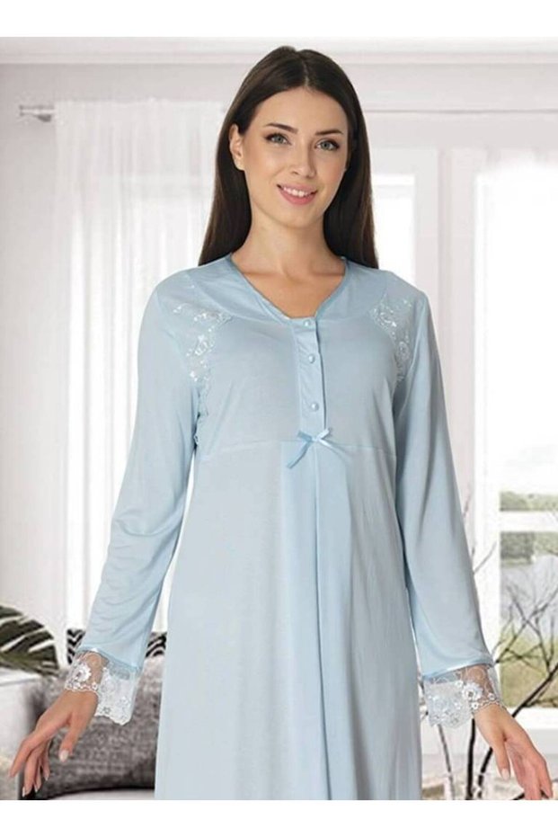 Women's Lace Maternity Maternity Nightgown