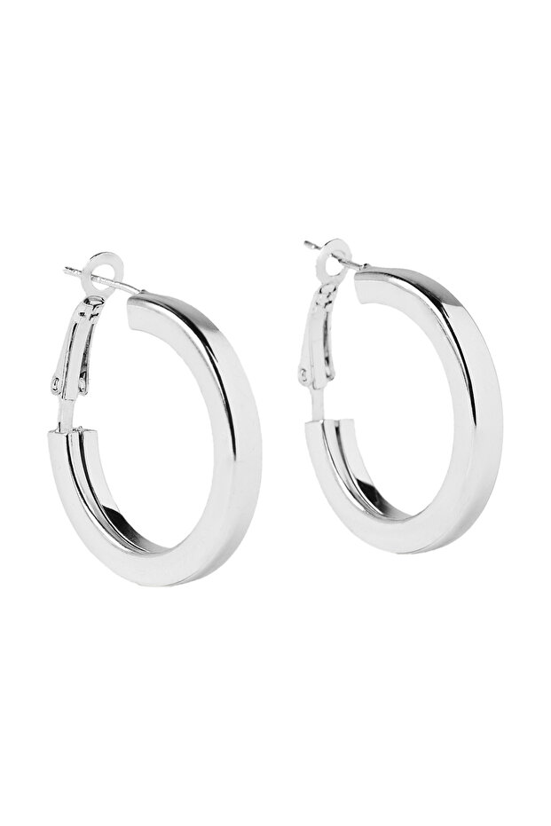 Basic Orta Boy Halka Küpe - 1