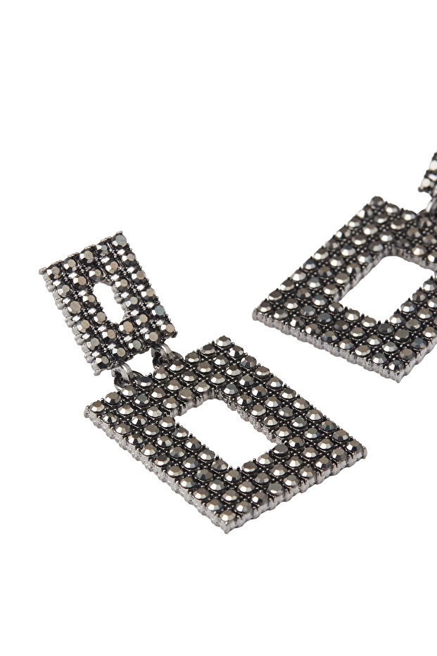 Kristalli Orta Boy Küpe - 2