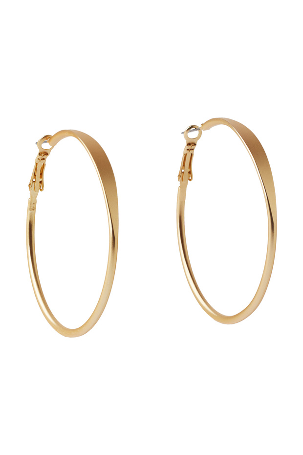 Basic Orta Boy Halka Küpe - 1