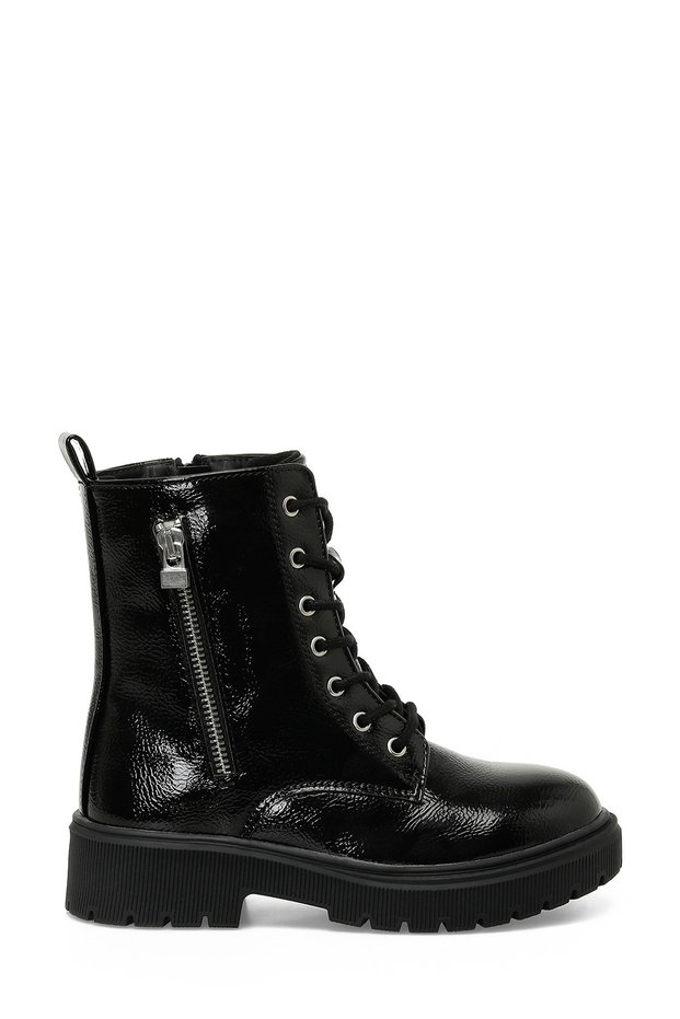 Rusia.F4Pr Black Girl's Biker Boots