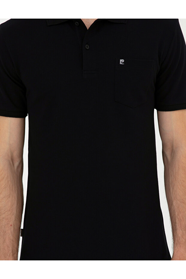 Siyah Regular Fit Basic Tişört 50291576-VR046 - 6