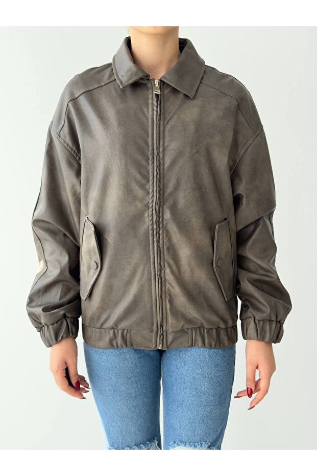 Coolcraft Suni Deri Ceket - 4