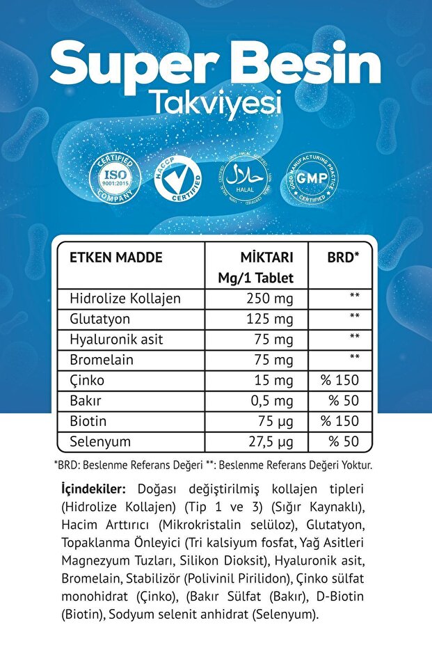 Glutatyon+Collagen 60 Tb. - 2
