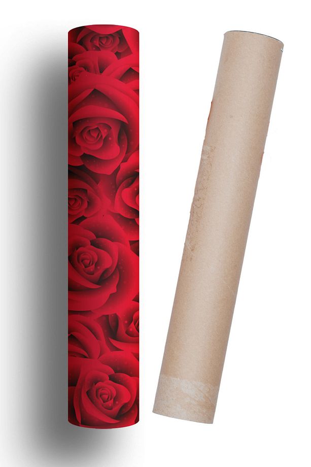 Buzdolabı Ve Bulaşık Makinesi Kapak Kendinden Yapışkanlı Folyo Kaplama Güller - 4