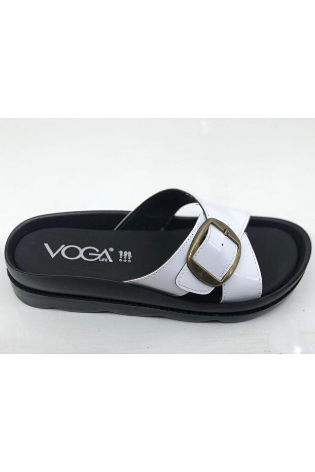 1721 White Comfort Casual Anatomical Slippers